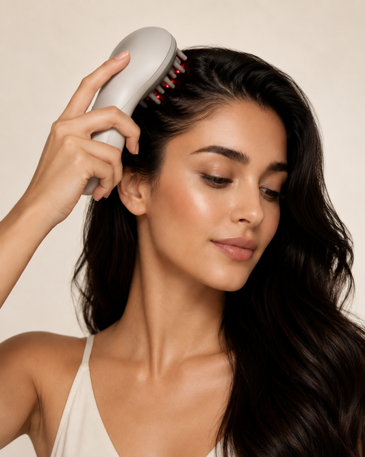 ScalpRevive laser scalp massager lifestyle shot