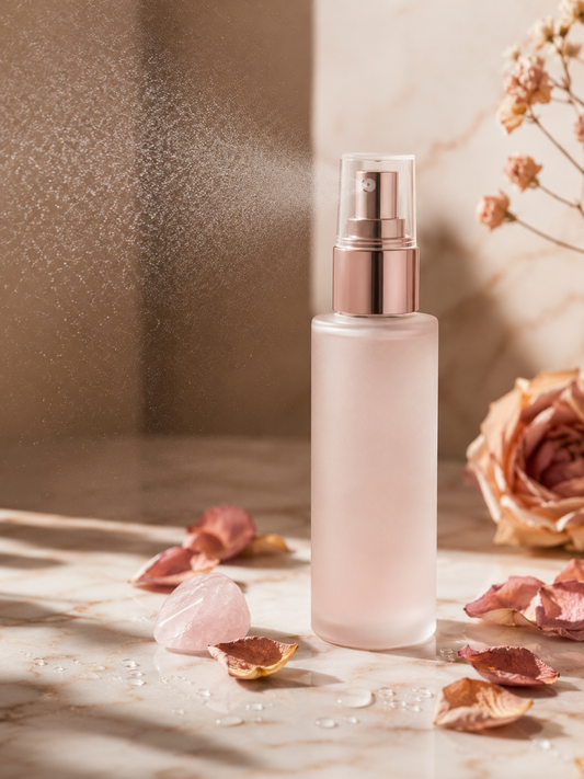 AuraGlow™ Hyaluronic Rose Face Mist — 100ml bottle